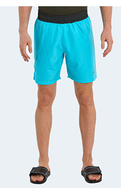 Slazenger RASMUS Erkek Deniz Şortu Turkuaz Turkuaz