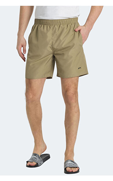 Slazenger RATING Erkek Deniz Şortu Bej Bej