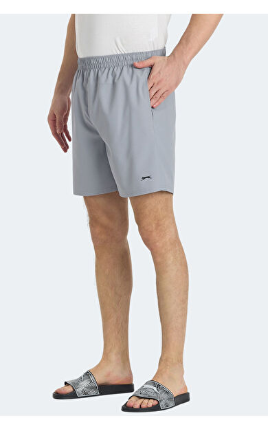 Slazenger RATING Erkek Deniz Şortu Gri Gri