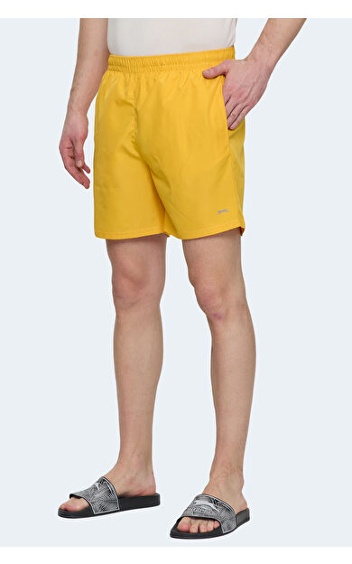 Slazenger RATING Erkek Deniz Şortu Sarı Sarı
