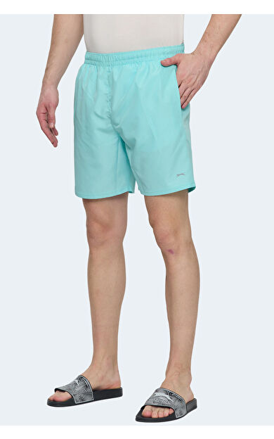 Slazenger RATING Erkek Deniz Şortu Turkuaz Turkuaz