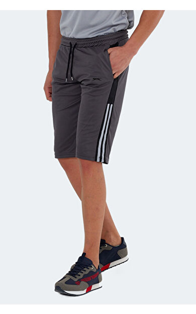 Slazenger SAKI Erkek Şort Koyu Gri Koyu Gri