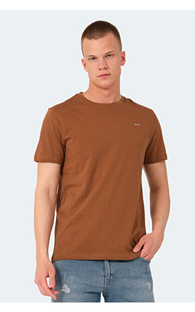 Slazenger ROSALVA Erkek Tişört Kahve