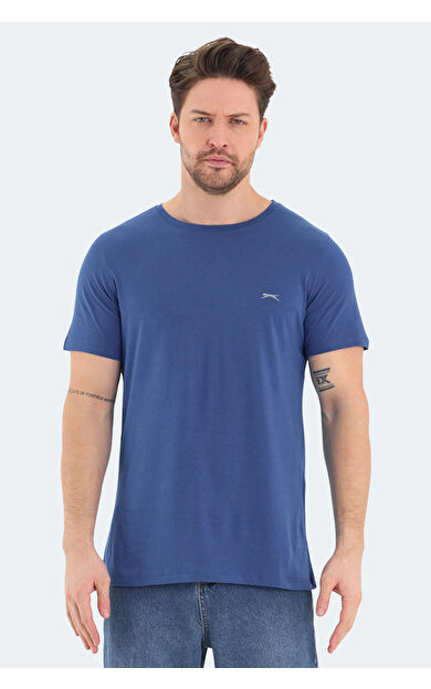 Slazenger ROSALVA Erkek Tişört Saks Mavi