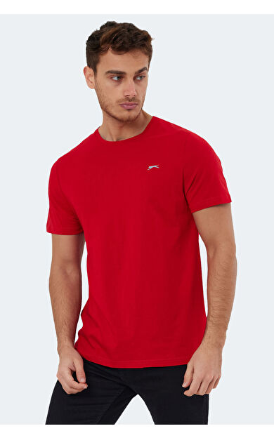 Slazenger ROSALVA Erkek T-Shirt Kırmızı Kırmızı
