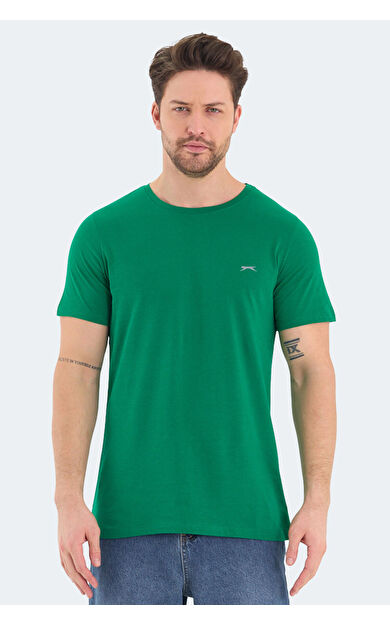 Slazenger ROSALVA Erkek T-Shirt Yeşil Yeşil