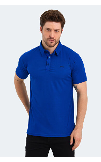 Slazenger SLOAN Erkek T-Shirt Saks Mavi Saks Mavi
