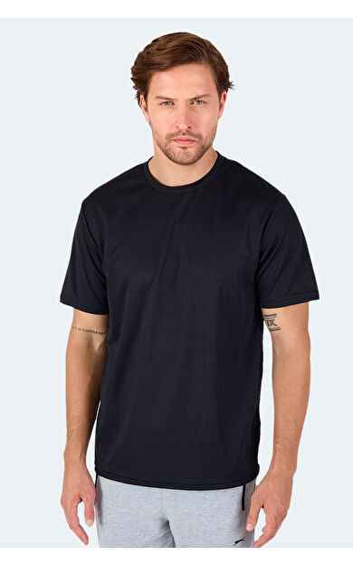 Slazenger SENATO Erkek T-Shirt Siyah Siyah