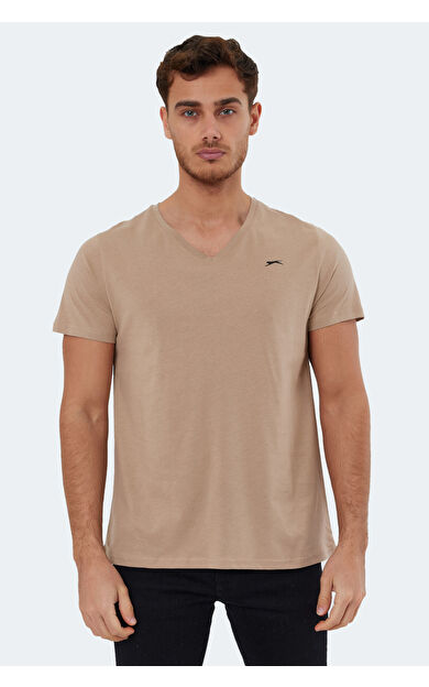 Slazenger RIVALDO Erkek T-Shirt Bej Bej