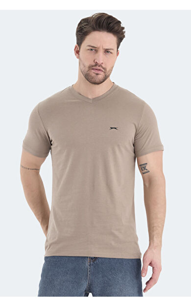 Slazenger RIVALDO Erkek Tişört Kahve