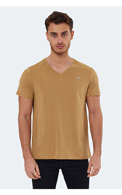 Slazenger RIVALDO Erkek T-Shirt Toprak Toprak