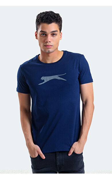 Slazenger SECTOR Erkek T-Shirt Lacivert Lacivert