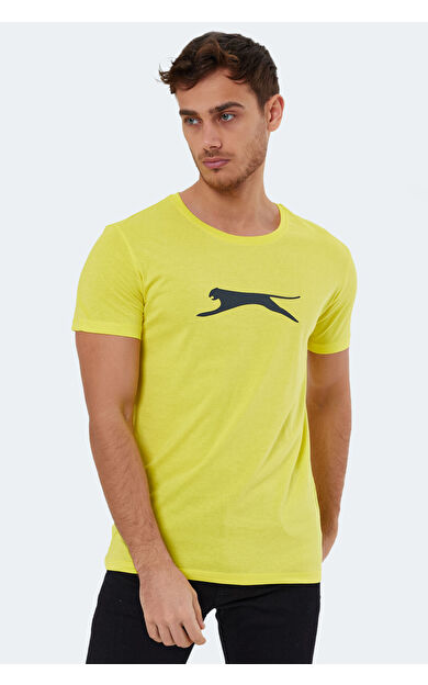Slazenger SECTOR Erkek T-Shirt Sarı Sarı