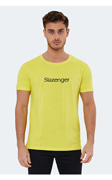 Slazenger SABE Erkek T-Shirt Sarı Sarı