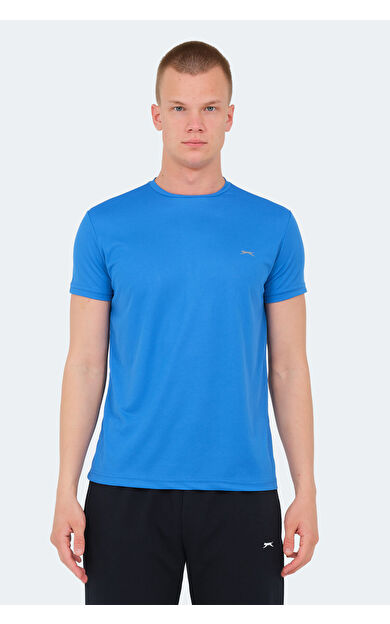 Slazenger REPUBLIC MTR Erkek Tişört Saks Mavi