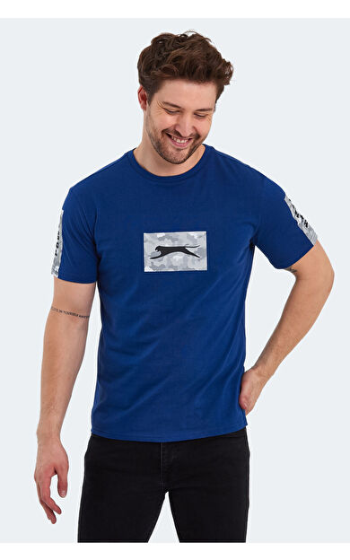 Slazenger PADERAU Erkek T-Shirt Indigo Indigo