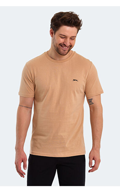 Slazenger PAINT Erkek T-Shirt Bej Bej