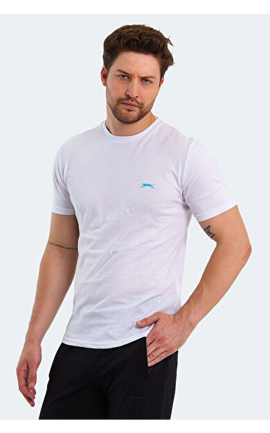 Slazenger PANCO Erkek T-Shirt Beyaz Beyaz