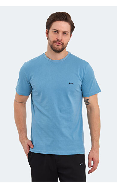 Slazenger PATKA Erkek T-Shirt Mavi Mavi
