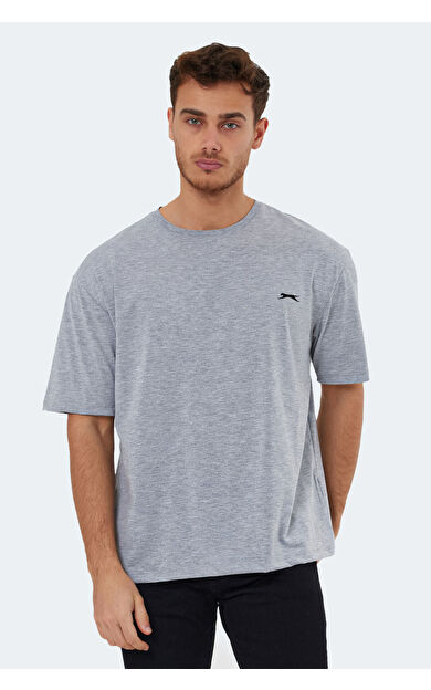 Slazenger KAISER Erkek T-Shirt Gri Gri