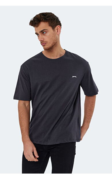 Slazenger KAISER Erkek T-Shirt Antrasit Antrasit
