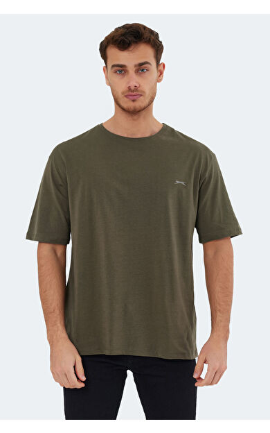 Slazenger KAISER Erkek T-Shirt Haki Haki