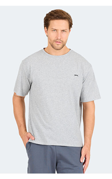 Slazenger KARNEN OVER Erkek T-Shirt Gri Gri