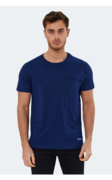 Slazenger KAURI Erkek T-Shirt Lacivert Lacivert