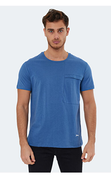 Slazenger KAURI Erkek T-Shirt Indigo Indigo