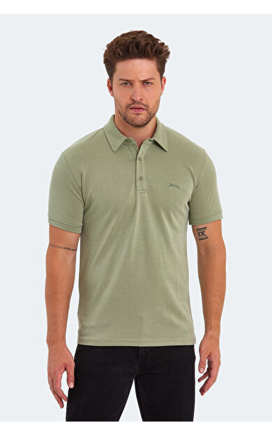 Slazenger KUGGA Erkek T-Shirt Açık Yeşil Açık Yeşil