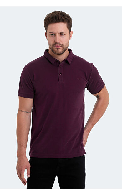 Slazenger KUGGA Erkek Tişört Mürdüm