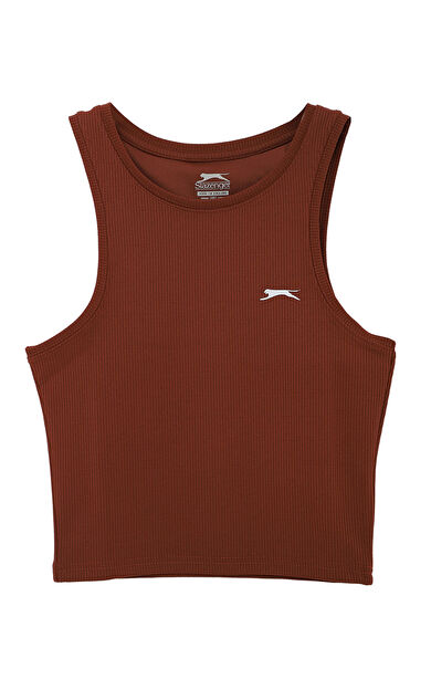 Slazenger KAIDENA Kadın T-Shirt Kahve Kahve