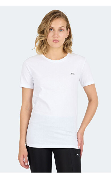 Slazenger KORNELI I Kadın Tişört Beyaz