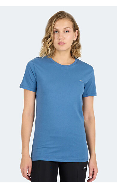 Slazenger KORNELI I Kadın T-Shirt Indigo