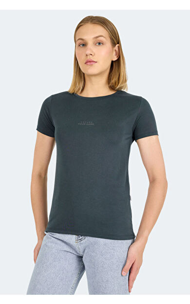 Slazenger PAYTONS Kadın Tişört Antrasit