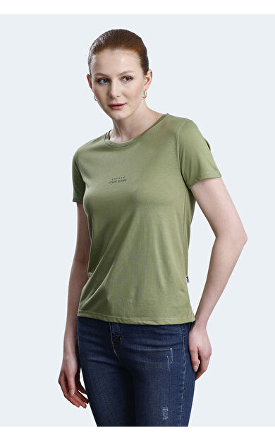 Slazenger PAYTONS Kadın Tişört Açık Yeşil