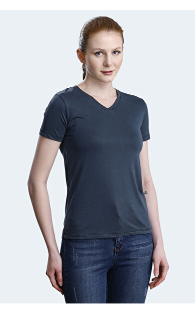 Slazenger PERICAS Kadın Tişört Antrasit