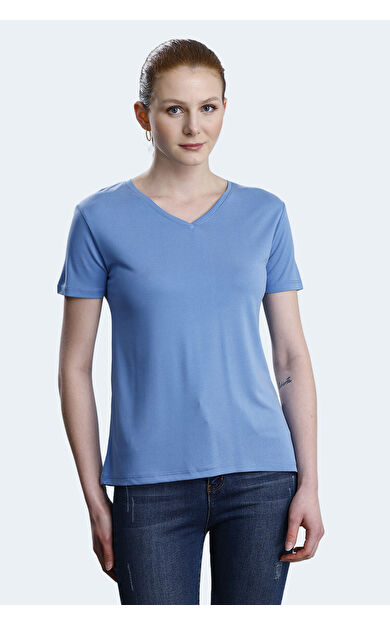 Slazenger PERICAS Kadın Tişört Mavi