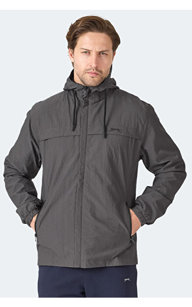 Slazenger HANGA Erkek Yağmurluk Antrasit