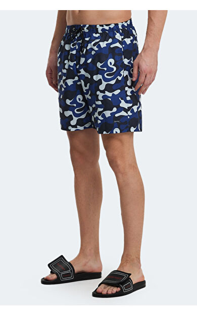 Slazenger REQUIRE Erkek Mayo Mavi Kamuflaj