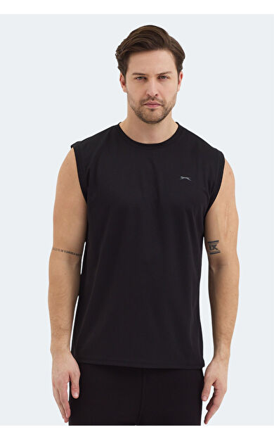 Slazenger RAJYA Erkek Tişört Siyah