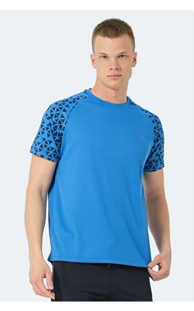 Slazenger RANKA Erkek Tişört Saks Mavi