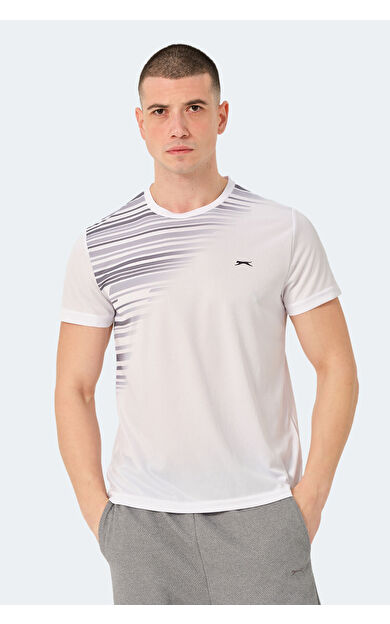 Slazenger RAVEN Erkek Tişört Beyaz