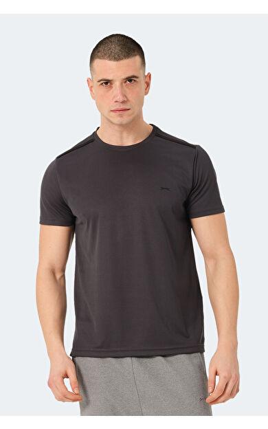Slazenger READ Erkek Tişört Koyu Gri