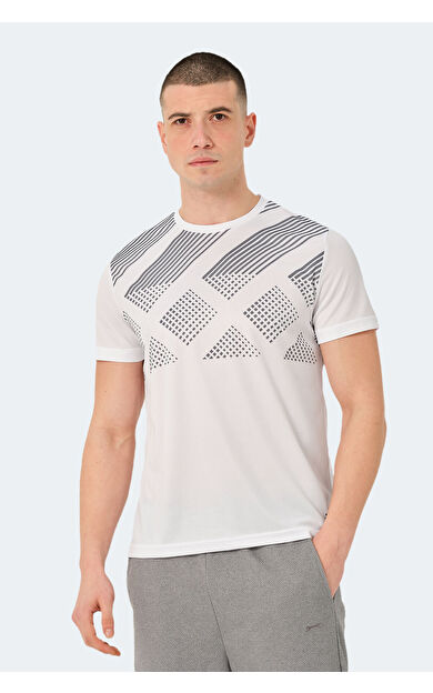 Slazenger RED Erkek Tişört Beyaz