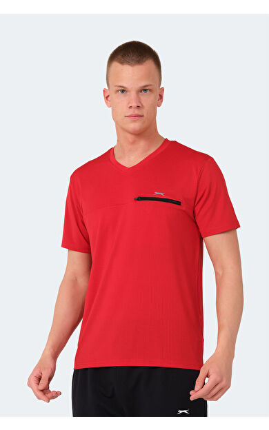 Slazenger KALLIAS Erkek Tişört Kırmızı