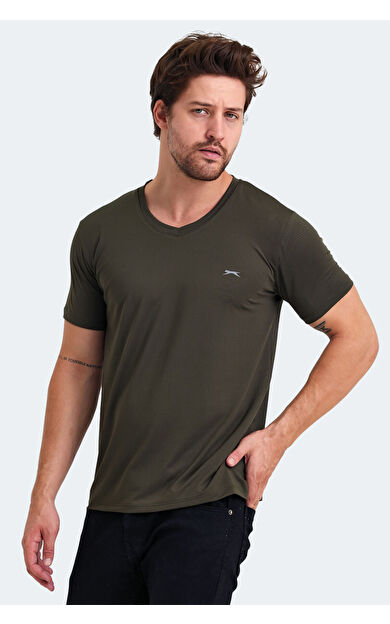 Slazenger KATRIINA Erkek Tişört Haki