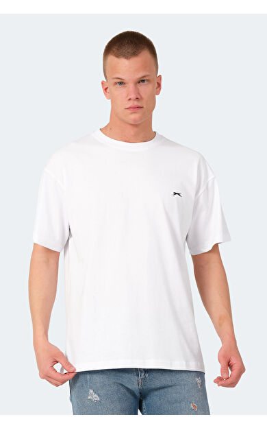 Slazenger KULANA OVER Erkek Tişört Beyaz