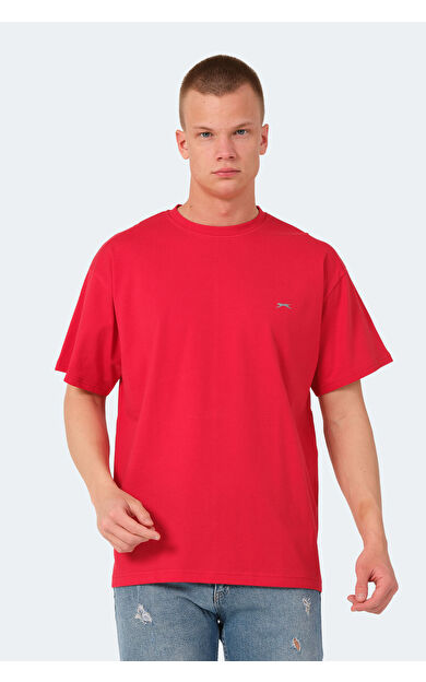 Slazenger KULANA OVER Erkek Tişört Kırmızı