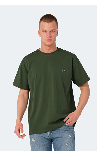 Slazenger KULANA OVER Erkek Tişört Haki